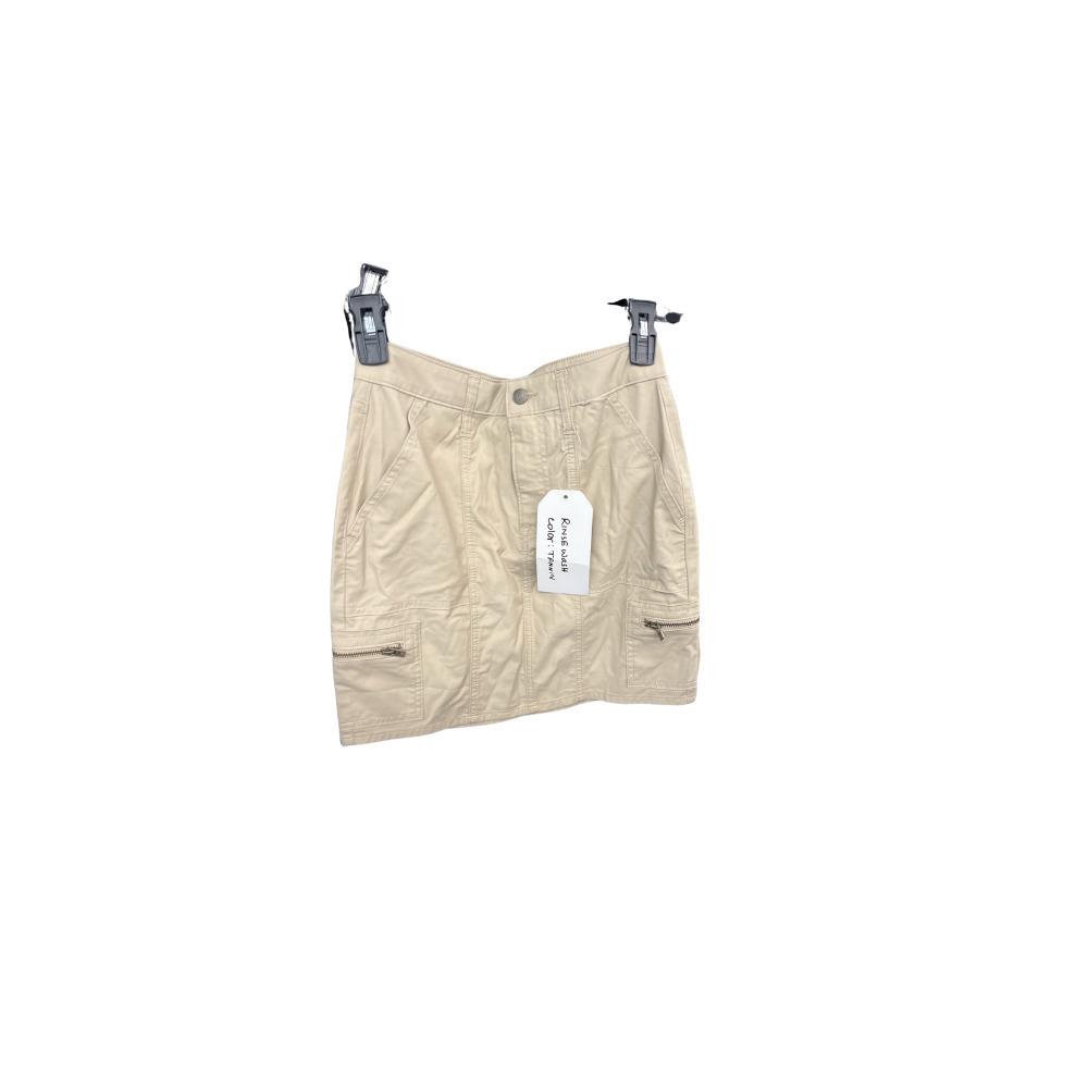 Tommy Hilfiger Tan Cargo Skirt Size 6 - Women's Mini Skirt